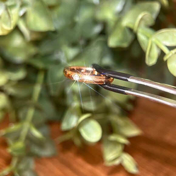 T&Co. 18k Gold Peretti Diamond Band Ring - Picture 8 of 11